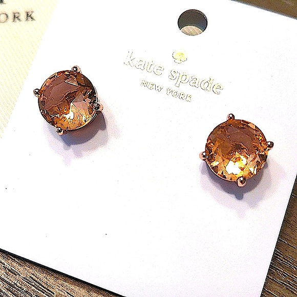 NEW Kate Spade Gumdrop Studs in Light Peach - Picture 6 of 10